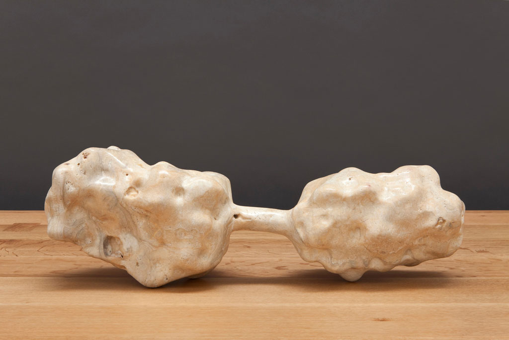 Alma Allen, Not Yet Titled, 2016, Stalagmite, 8 1/2 x 24 x 7 inches, © Alma Allen, Courtesy the artist and Blum & Poe Gallery