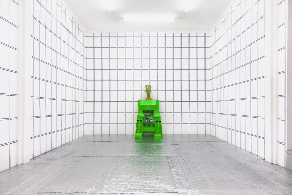 Flaka Haliti, its urgency got lost in reverse (while being in constant delay), 2017, Installation view: its urgency got lost in reverse (while being in constant delay)‚ LambdaLambdaLambda-Pristina, Kosovo, 2017, Photo: Majlinda Hoxha, Courtesy of the artist, Deborah Schamoni and LambdaLambdaLambda
