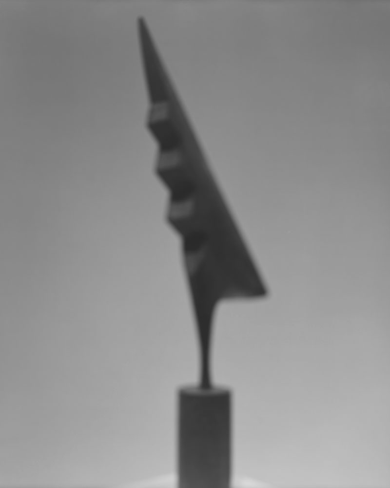 Hiroshi Sugimoto, Past Presence 021, The Cock, Constantin Brancusi, 2013, Gelatin silver print, Image: 149.2 x 119.4 cm, Frame: 182.2 x 152.4 x 7.6 cm, © Hiroshi Sugimoto, Courtesy the artist and Marian Goodman Gallery