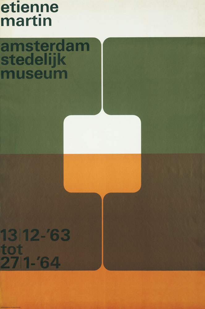Wim Crouwel, Etienne Martin, 1963. Collection Stedelijk Museum Amsterdam