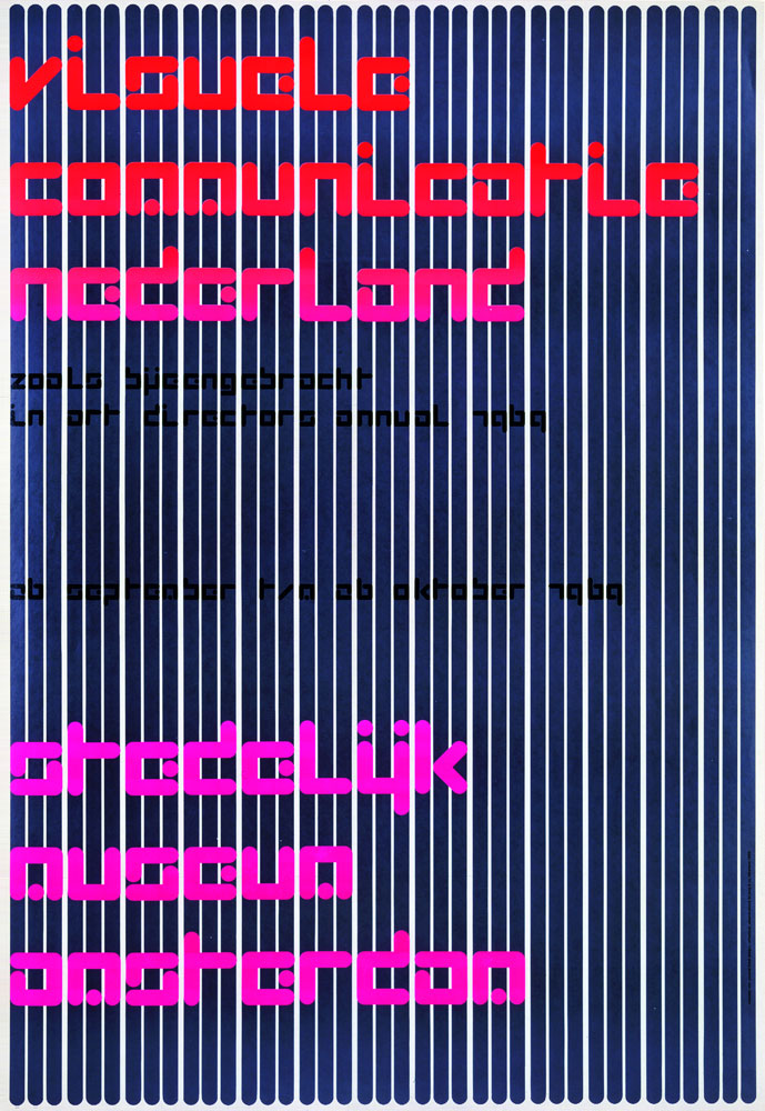 Wim Crouwel, Visual communications in the Netherlands, 1969. Collection Stedelijk Museum Amsterdam