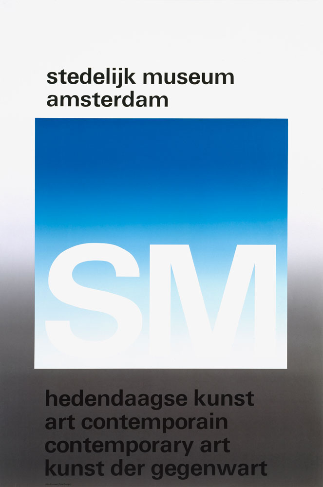 Wim Crouwel, Stedelijk Museum Amsterdam, 1971. Collection Stedelijk Museum Amsterdam