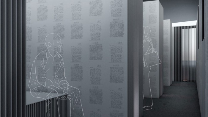 Hank Willis Thomas & Dr. Baz Dreisinger, The Writing on the Wall, Instlalation view High Line Park-New York, 2019, Courtesy the artists and High Line Art