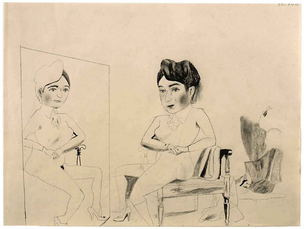 Jockum Nordström, Untitled, 2003, Graphite on paper, 52.1 x 61.9 x 3.8 c, © Jockum Nordström, Courtesy the artist and David Zwirner Gallery