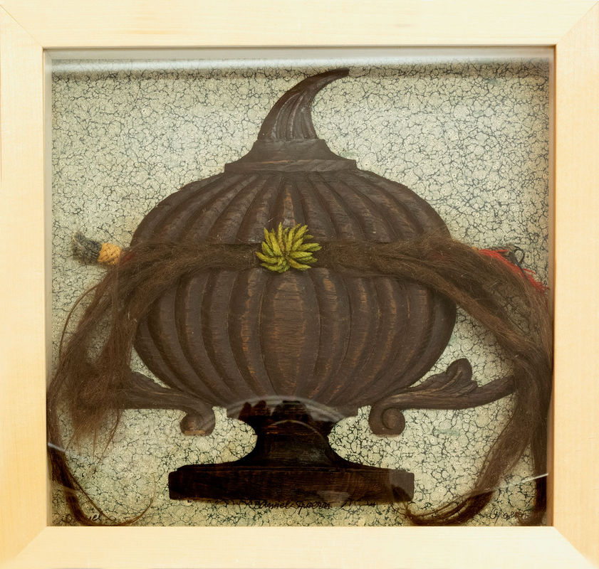 Daniel Spoerri, Untitled (Series: Eintagskästchen), 2009, Assemblage, 35.5 x 37.5 cm, © Daniel Spoerri, Courtesy the artist and Galerie Krinzinger
