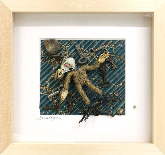 Daniel Spoerri, Untitled (Series: Eintagskästchen), 2008, Assemblage, 35.5 x 37.5 cm, © Daniel Spoerri, Courtesy the artist and Galerie Krinzinger