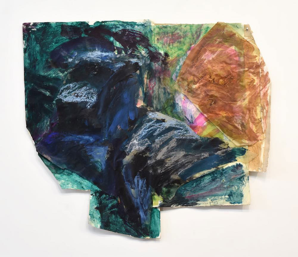 Lynn Umlauf , March 10, 1983, Delux, vellum, pastel, acrylic on paper and canvas, 71 cm x 81 cm, © Lynn Umlauf , Courtesy the artist and Zürcher Gallery