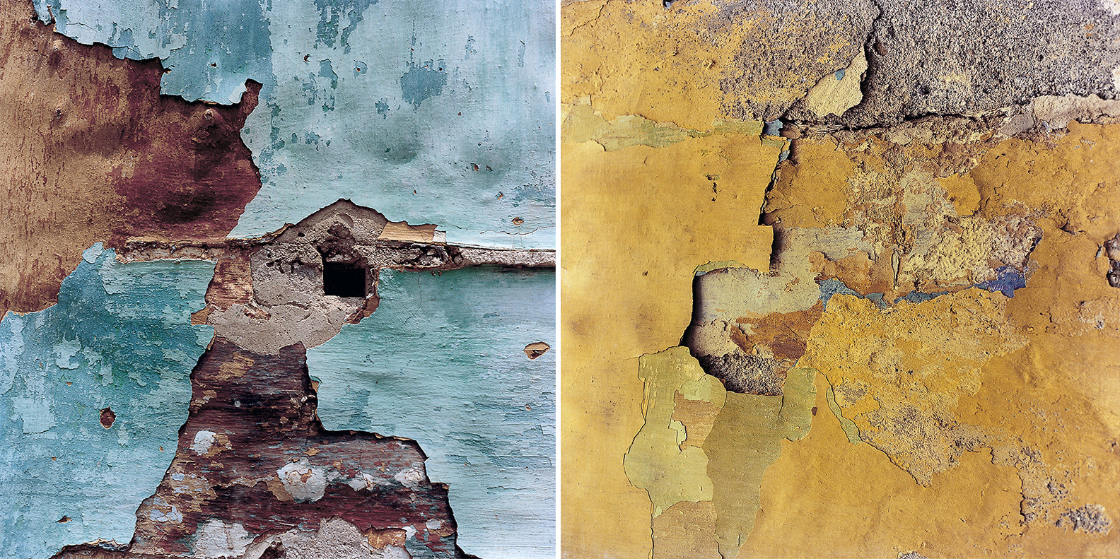 Left & Right : Carlos Pérez Siquier, Untitled, 1965, later copy, inkjet print, 40x40 cm., © Carlos Pérez Siquier