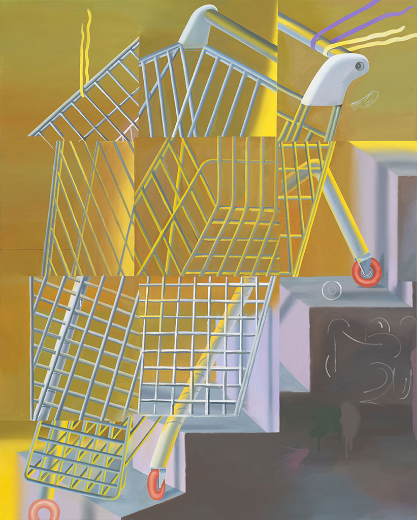 Kristina Schuldt, reverse, 2016, Oil and egg tempera on canvas, 170 x 210 cm, Courtesy gallery EIGEN + ART Leipzig / Berlin, Photo: Uwe Walter, Berlin, © Kristina Schuldt