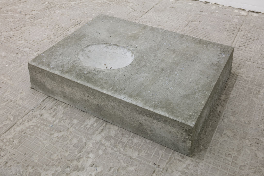 Charbel-joseph H. Boutros, Life, variation #2, 2019-2020, Concrete block, watermelon seeds, Courtesy of the artist, Grey Noise and Jaqueline Martins Gallery