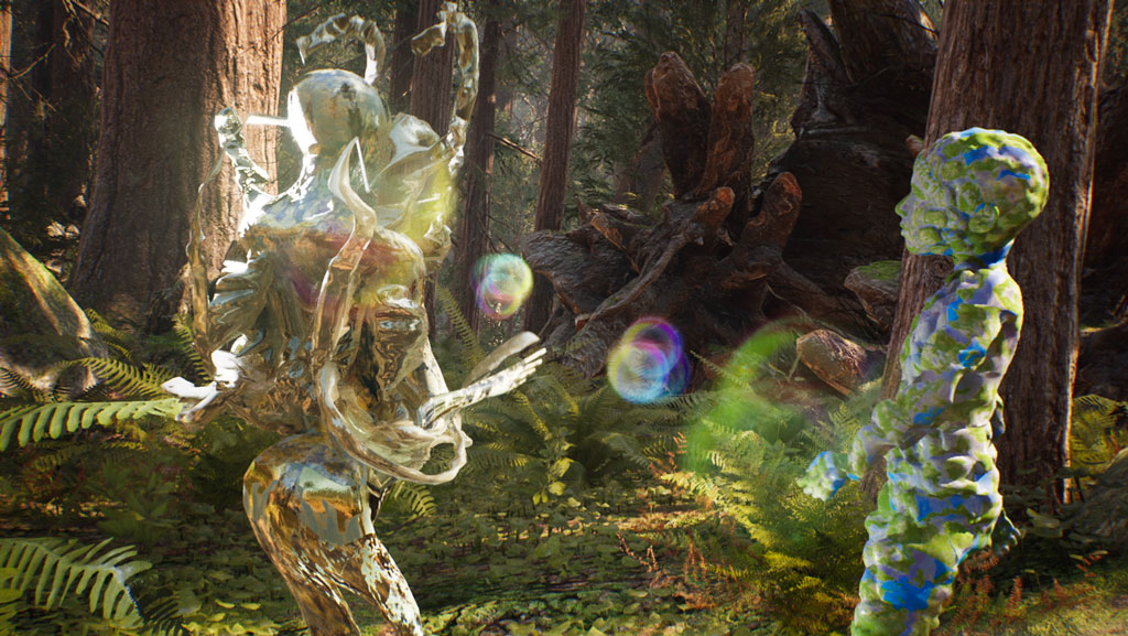 Keiken + George Jasper Stone, Feel My Metaverse, 2019, Filmstill, Courtesy and © the artists, Originally created for Jerwood Art’s Collaborate