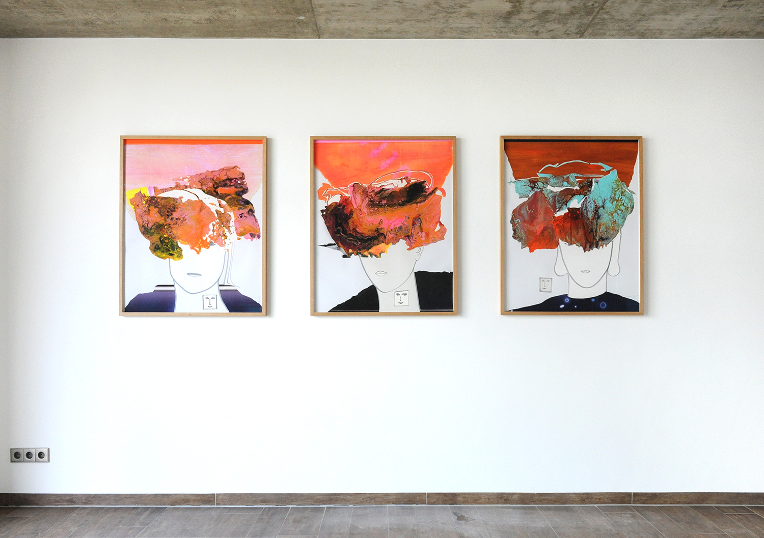 Erinna König, Exhibition view, Skulpturenhalle-Thomas Schütte Foundation, 2020, Courtesy Erinna König and Thomas Schütte Foundation