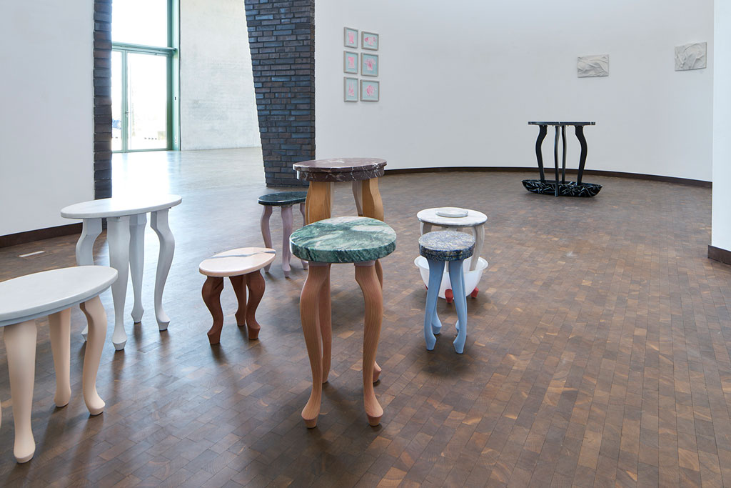 Erinna König, Exhibition view, Skulpturenhalle-Thomas Schütte Foundation, 2020, Courtesy Erinna König and Thomas Schütte Foundation