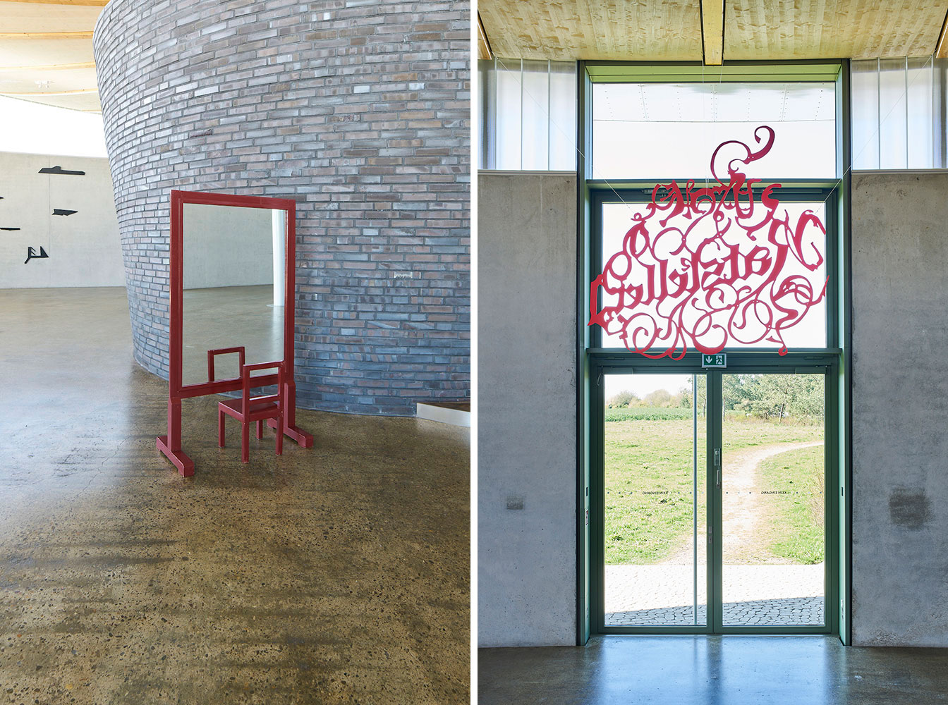 Erinna König, Exhibition view, Skulpturenhalle-Thomas Schütte Foundation, 2020, Courtesy Erinna König and Thomas Schütte Foundation