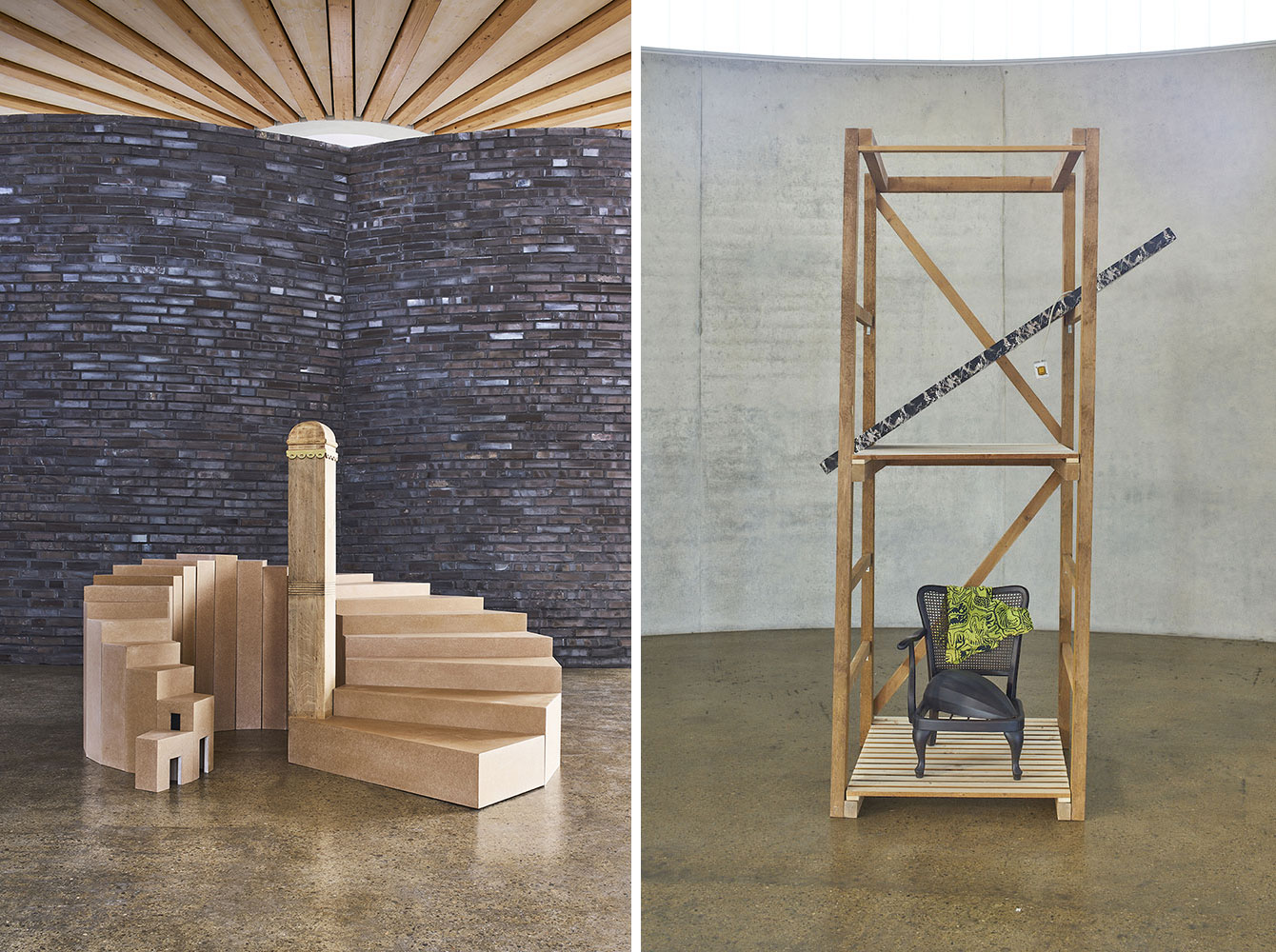 Erinna König, Exhibition view, Skulpturenhalle-Thomas Schütte Foundation, 2020, Courtesy Erinna König and Thomas Schütte Foundation