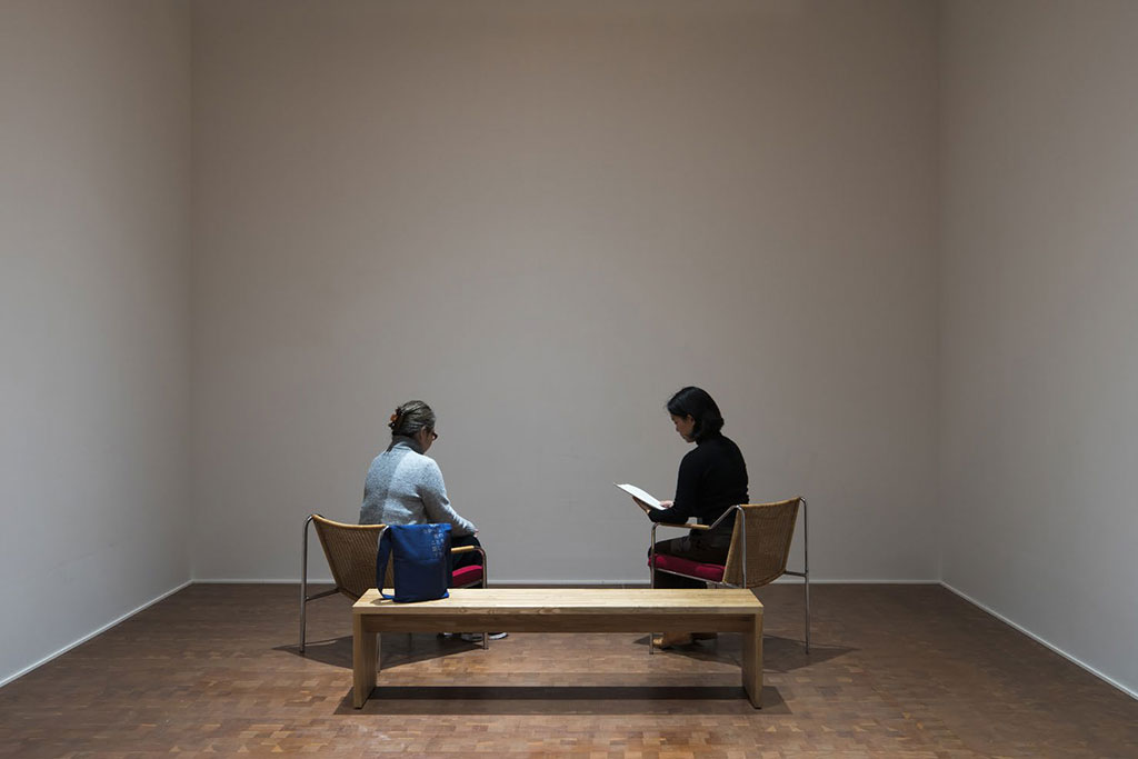 HEMAN CHONG, A Short, Performing, Story, 2018 , Durational performance involving an instructor and a participant , Dimensions variable, Collection of the National Museum of Art, Osaka
