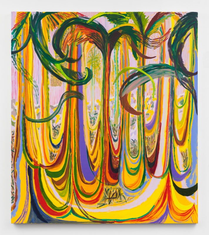 Shara Hughes, That Inner Glow, 2018, Oil on canvas 147.5 x 127 cm, © Shara Hughes, Courtesy the artist and Galerie Eva Presenhuber