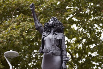 Marc Quinn sculpture of a Black Lives Matter activist was erected then removed in 24hr