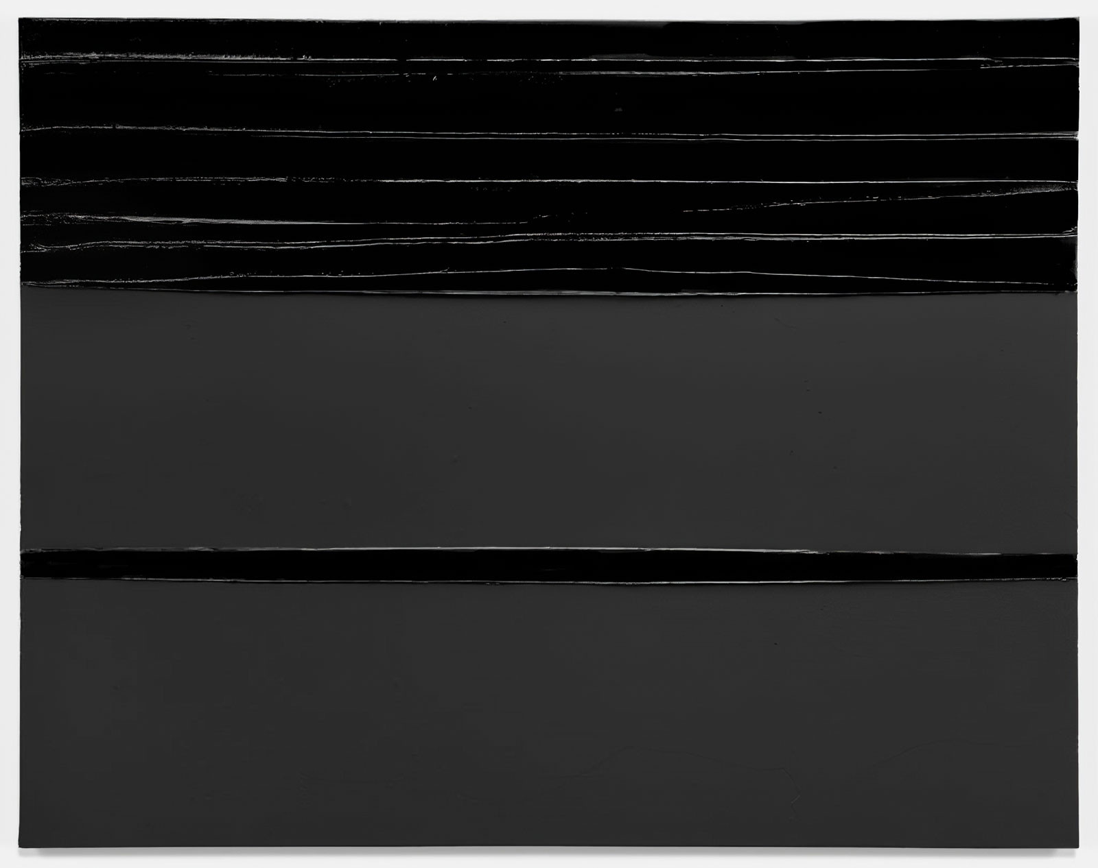 Pierre Soulages, Peinture 130 x 165 cm, 1 septembre 2019, 2019, Acrylic on canvas, 51 3/16 x 64 15/16 inches (130 x 165 cm), © Artists Rights Society (ARS), New York / ADAGP, Paris