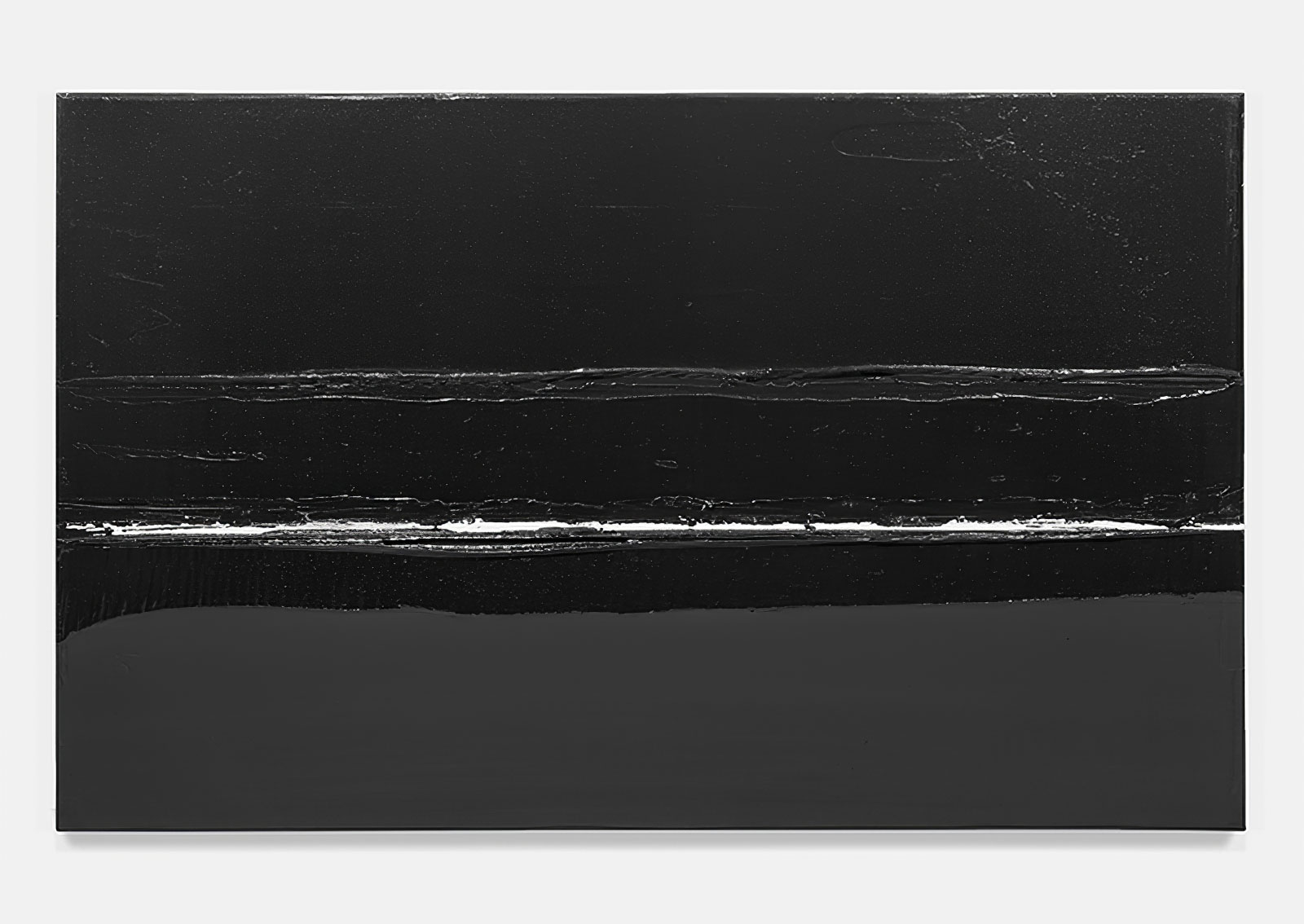 Pierre Soulages, Peinture 102 x 165 cm, 27 février 2015, 2015, Acrylic on canvas, 40 3/16 x 64 15/16 inches (102 x 165 cm), © Artists Rights Society (ARS), New York / ADAGP, Paris