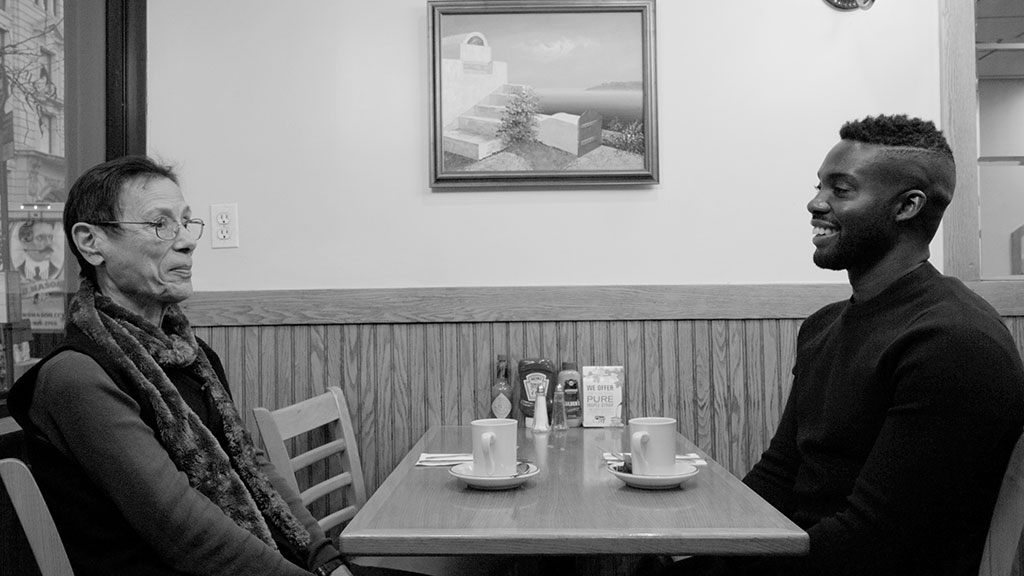 Adam Pendleton, Still from Just back from Los Angeles: A Portrait of Yvonne Rainer, 2016–2017, © and courtesy Adam Pendleton