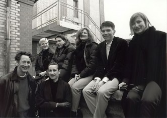 The first LISTE jury (l to r): Peter Bläuer, Eva Presenhuber, Maureen Paley, Tim Neuger, Emi Fontana, Peter Kilchmann, Anne de Villepoix, Courtesy LISTE - Art Fair Basel