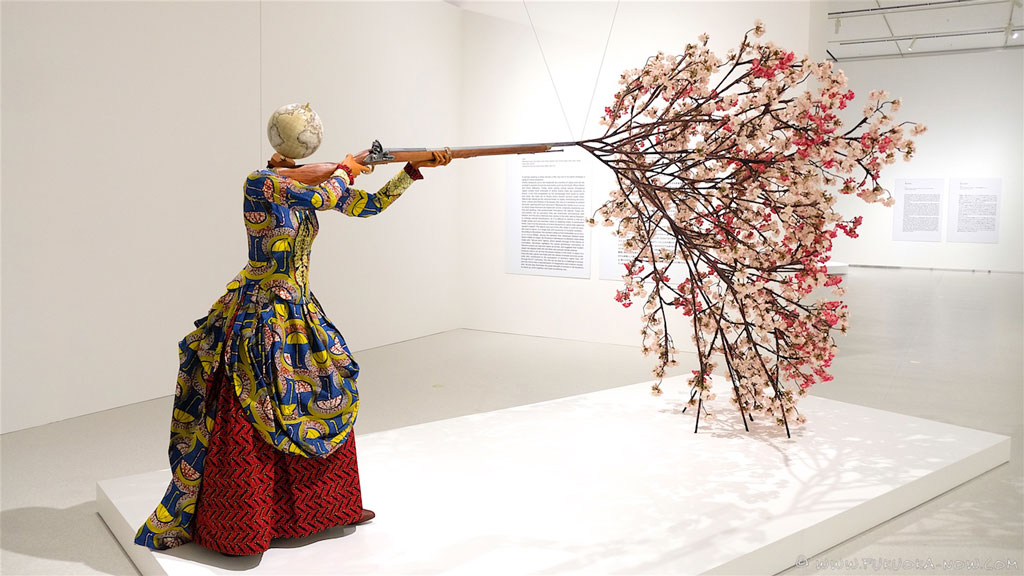 Woman Shooting Cherry Blossom