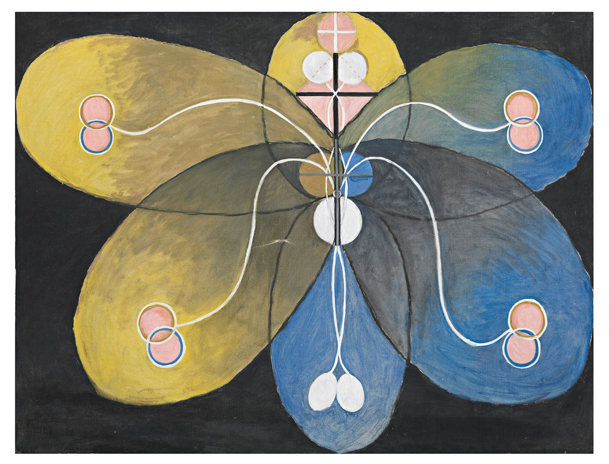 Hilma af Klint, The Evolution, No. 9, 1908 © Stiftelsen Hilma af Klints Verk