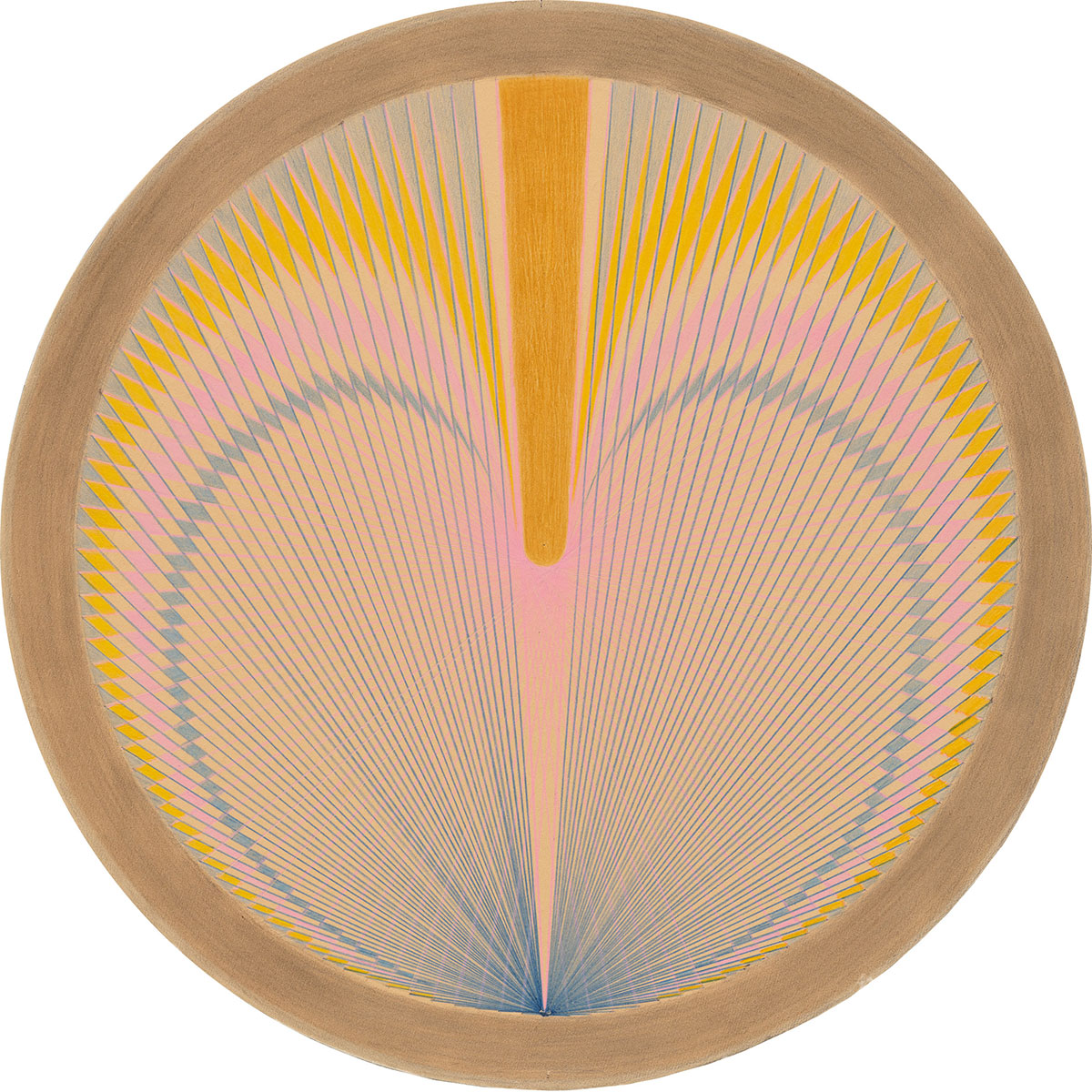 Emma Kunz, Work No. 172, undated, Colored pencil on paper, Ø 68 cm (sheet size), Emma Kunz Foundation-Würenlos, © Emma Kunz Foundation