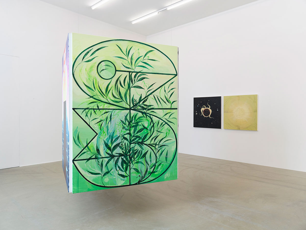Agnieszka Brzeżańska, WOSBTFGN, 2015; Georgia O’Keeffe, 2020; & Emily Carr, 2020 Installation view Aargauer Kunsthaus-Aarau, 2021, Photo: Conradin Frei-Zurich, Courtesy Aargauer Kunsthaus