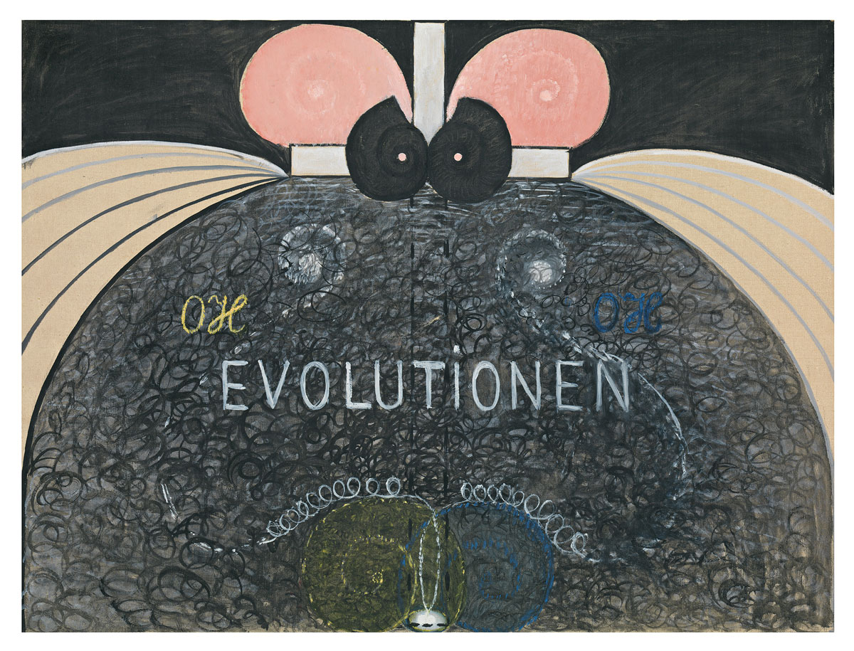 Hilma af Klint, The Evolution, No. 7, 1908 © Stiftelsen Hilma af Klints Verk