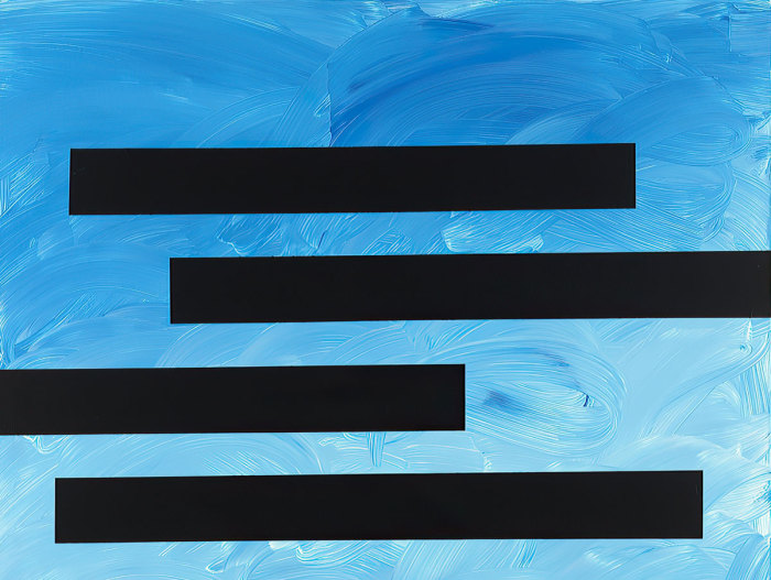 Tariku Shiferaw, Cranes in the Sky (Solange) [detail], 2020, Acrylic on canvas, 72 x 60 inches (182.9 x 152.4 cm), © Tariku Shiferaw, Courtesy the artist and Galerie Lelong & Co.