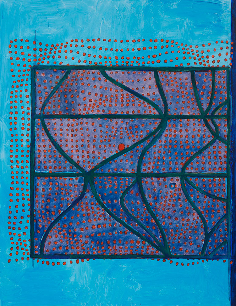 Terry Winters, Index 1, 2021 Oil, wax, and resin on linen. 88 × 68 inches / 224 × 173 cm, © Terry Winters, Courtesy the artist and Matthew Marks,Gallery