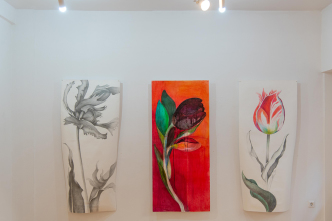 Evi Theophanidou, Blooming Tales, Installation view, Gallery 7-Athens, 2021, Courtesy the artist and Galley 7