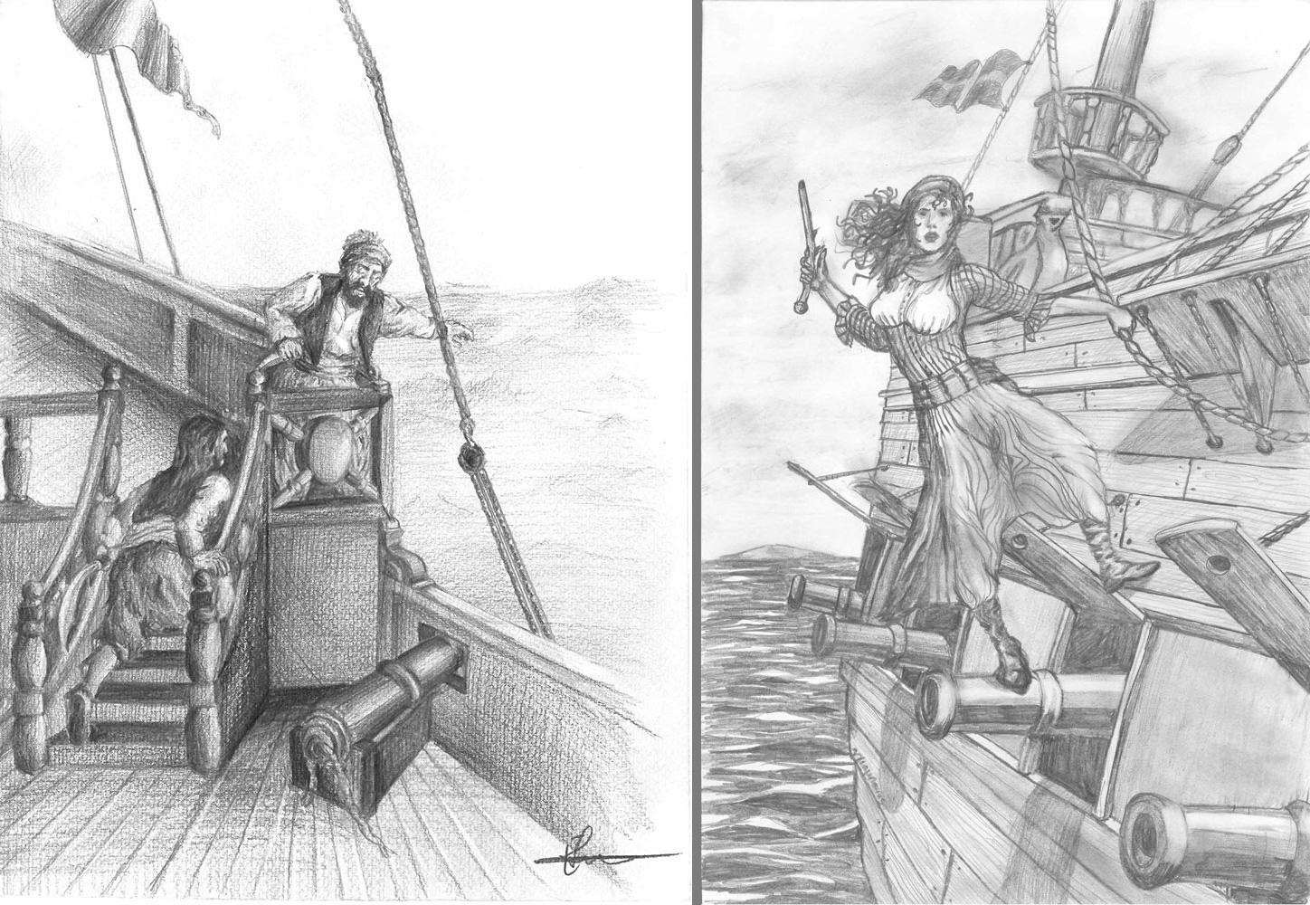 Left: Nikos Giabanis Right: Eleni Kourakou