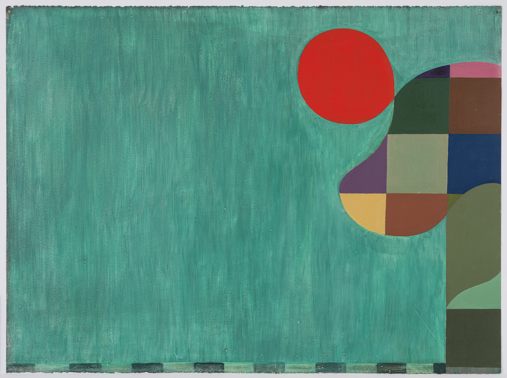 Thomas Nozkowski, Untitled (K - 46), 2009, oil paint on paper, 22" × 30" (55.9 cm × 76.2 cm), © Thomas Nozkowski, Courtesy the artist and Pace Gallery