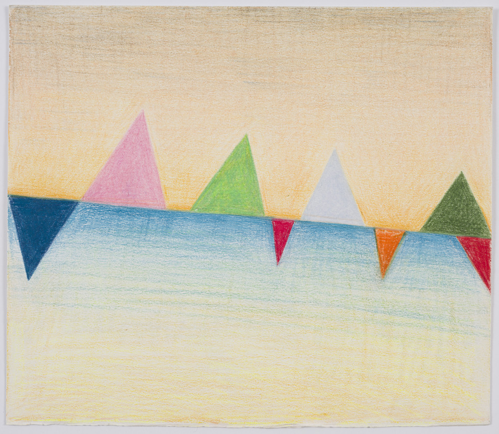 Thomas Nozkowski, Untitled (N - 45), 2010, colored pencil on paper, 8-1/2" × 11" (21.6 cm × 27.9 cm), © Thomas Nozkowski, Courtesy the artist and Pace Gallery