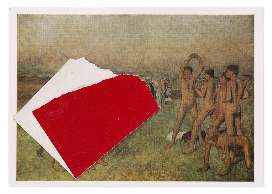 Ellsworth Kelly, The Young Spartans, 1984, 4 1/8 x 5 7/8 inches, collection of Ellsworth Kelly Studio and Jack Shear, © Ellsworth Kelly Foundation