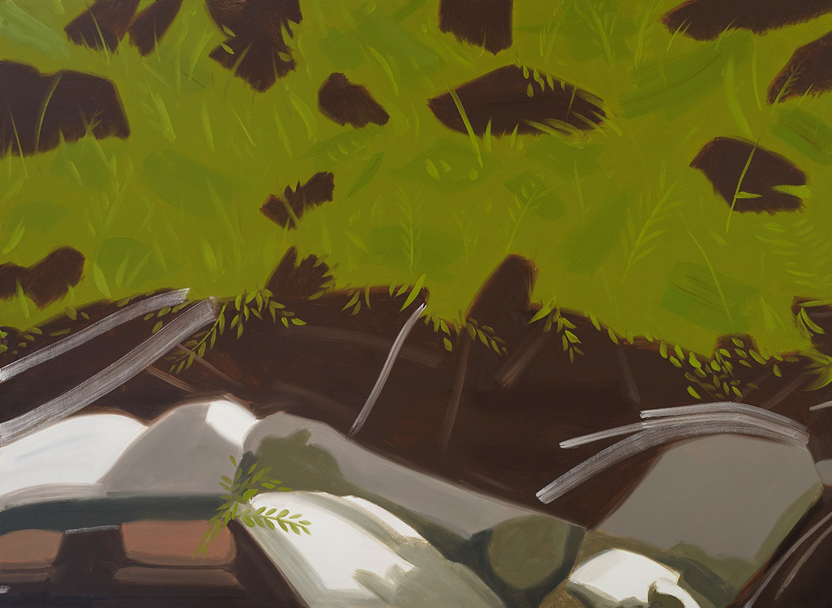 Alex Katz, Black Brook 2, 1989, Oil on linen, 172,1 x 233,7 cm (67,75 x 92 in), © Alex Katz / Adagp, Paris, 2021, Courtesy Thaddaeus Ropac London/Paris/Salzburg/Seoul, Photo: Paul Takeuchi