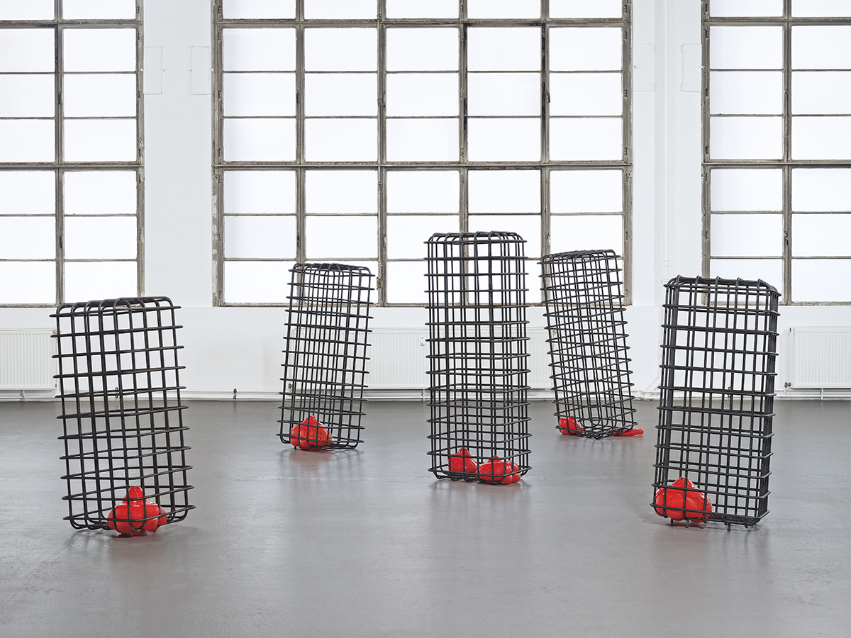 Mona Hatoum, Kapan iki, 2012, Mild steel and hand-blown glass, Brown Family Annual Acquisition Fund, 2018, © Mona Hatoum, Courtesy of Galerie Max Hetzler, Berlin | Paris Photo: def image