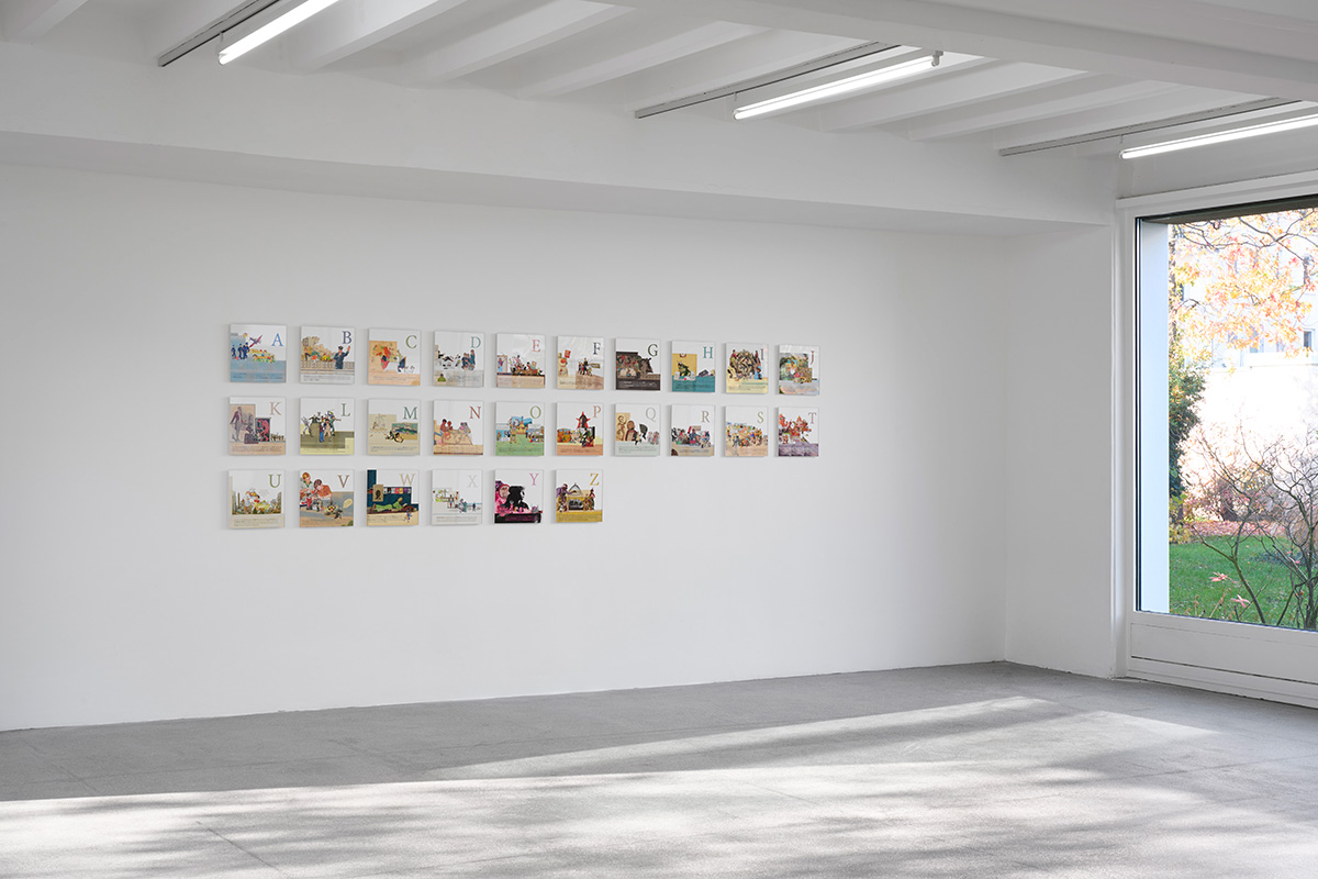 Daniela Ortiz: ABC of Racist Europe, 2021. Installation view Kölnischer Kunstverein, 2021. Courtesy: Fondazione Sandretto Re Rebaudengo. Photo: Mareike Tocha.
