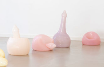 Eva Fàbregas, Sheddings, 2021, Silicone, Variable dimensions. Courtesy of the artist and Bombon, Barcelona