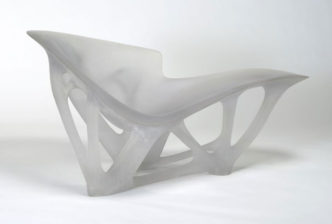 Joris Laarman, Armchair, 2006, Polyurethane resin, 77.3 x 100 x 158 cm, Paris, Center Pompidou, National Museum of Modern Art, © Joris Laarman / Center Pompidou, MNAM-CCI/Bertrand Prévost/Dist. NMR-GP