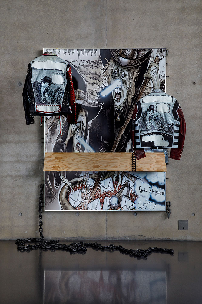 Jordan Wolfson, Untitled, 2017, Installation view, ground floor Kunsthaus Bregenz, 2022, Photo: Markus Tretter, Courtesy of the artist und Sammlung Ringier, Schweiz, © Jordan Wolfson, Kunsthaus Bregenz
