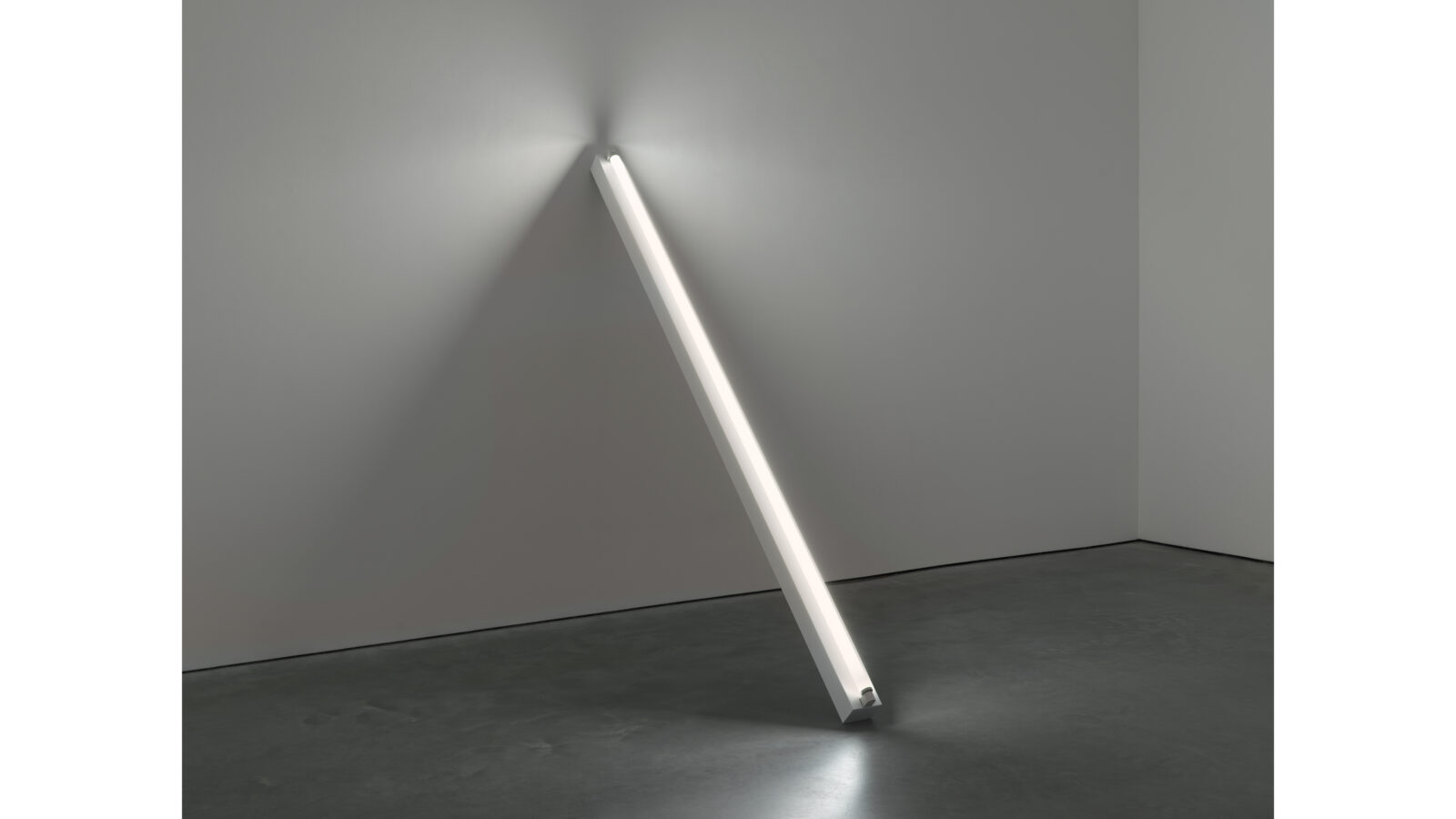 Exhibition view: Dan Flavin, Epiphanies, Collection Lambert, Avignon, 2022, © ADAGP, Paris 2022 / photo / David Giancatarina