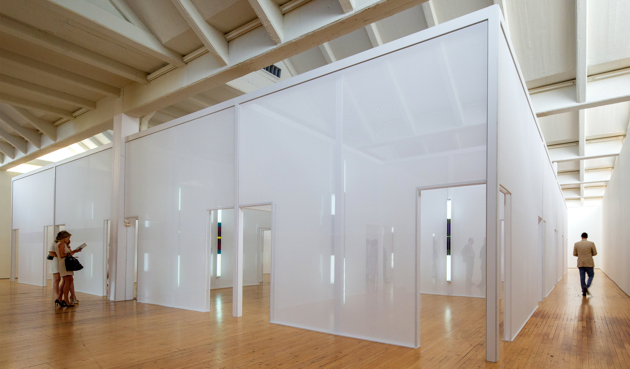 Robert Irwin, Full Room Skylight – Scrim V – Dia Beacon, 1972/2022, Installation view, Dia Beacon, Beacon, New York, 2022. © Dia Art Foundation. Photo: Bill Jacobson Studio, New York