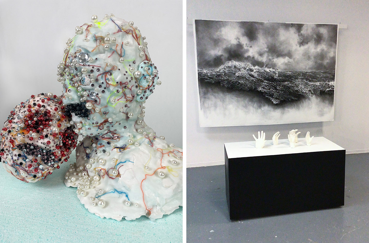 Left: Maxime Boisvert-Huneault, Tetes Coupees, © & Courtesy the artist Right: Stanley Wany, © & Courtesy the artist