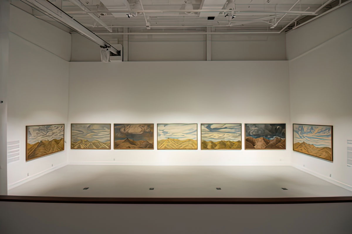 Works by W. A. Sutton, Several degrees of attention, 2022, installation view. Govett-Brewster Art Gallery, Ngāmotu New Plymouth. Photo: Bryan James