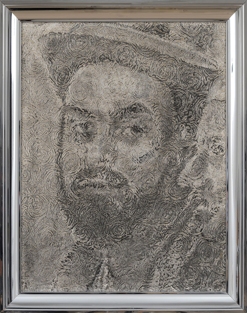 Richard Artschwager, Acrylic on Celotex with metal-clad frame, 30 7/8 x 24 1/4 x 2 1/4 inches, 78.4 x 61.6 x 5.7 cm, © 2022 The Estate of Richard Artschwager / Artists Rights Society (ARS), New York, Photo: Rob McKeever, Courtesy Gagosian