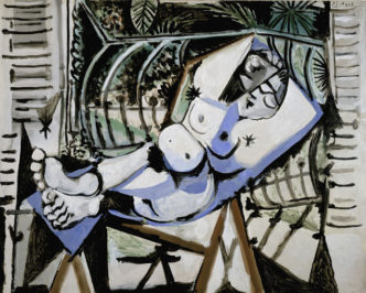 Pablo Picasso, Femme nue devant le jardin, 1956, alkyd on canvas. Stedelijk Museum Amsterdam, acquired with the generous support of the Vereniging Rembrandt, the Theo van Gogh Stichting and N.N.
